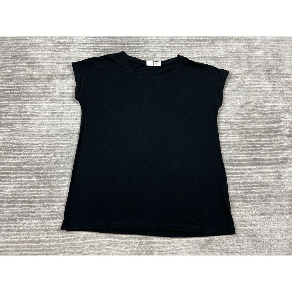 Artisan NY Top‎ Womens Small Black Shortsleeve Modal Blend Casual